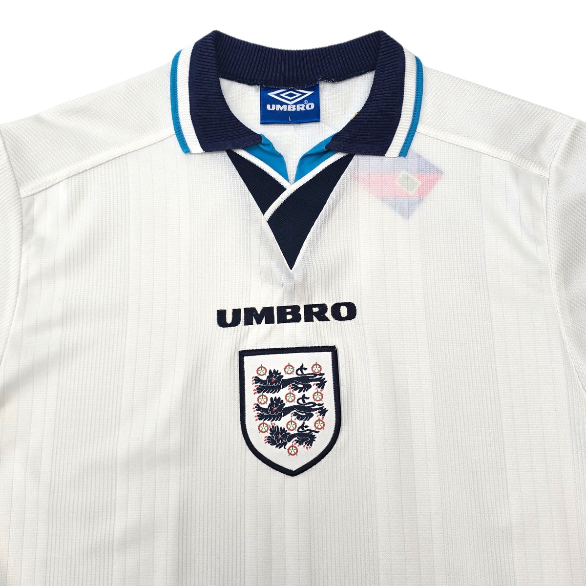 1995/97 England Home Football Shirt (L) Umbro - Football Finery - FF306057