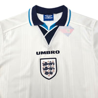 1995/97 England Home Football Shirt (L) Umbro - Football Finery - FF306057