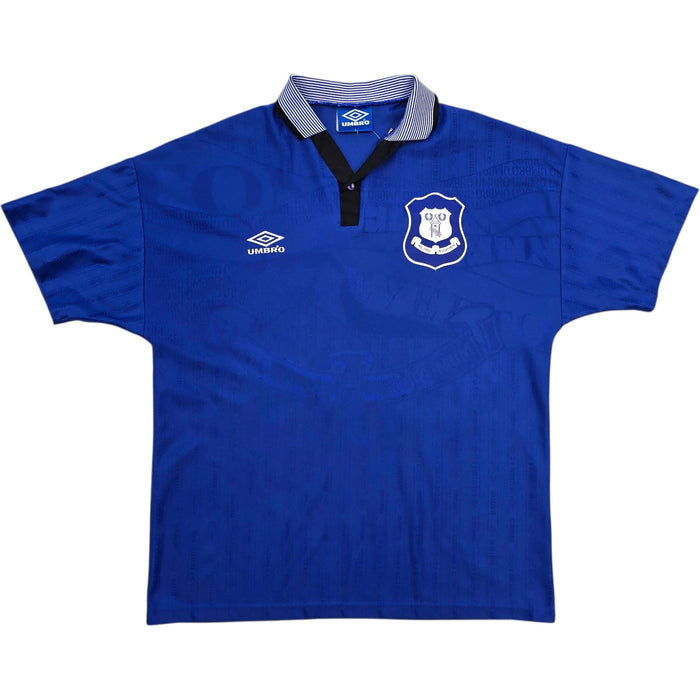 1995/97 Everton Home Football Shirt (L) Umbro - Football Finery - FF305429