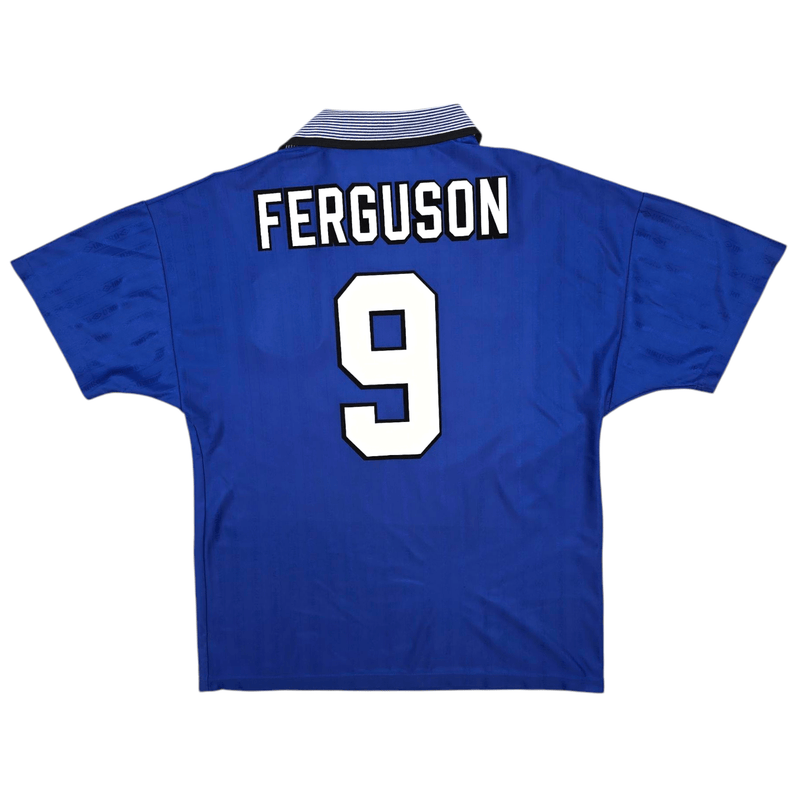 1995/97 Everton Home Football Shirt (M) Umbro #9 Ferguson - Football Finery - FF300762