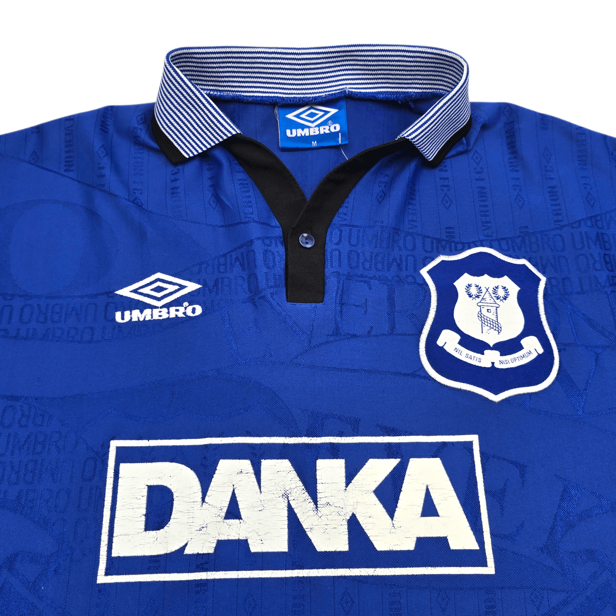 1995/97 Everton Home Football Shirt (M) Umbro - Football Finery - FF304658