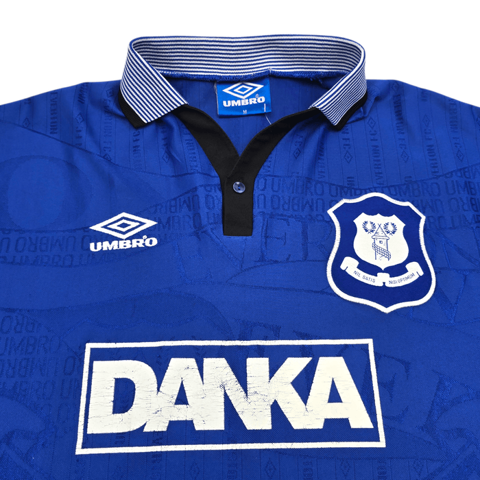 1995/97 Everton Home Football Shirt (M) Umbro - Football Finery - FF304658