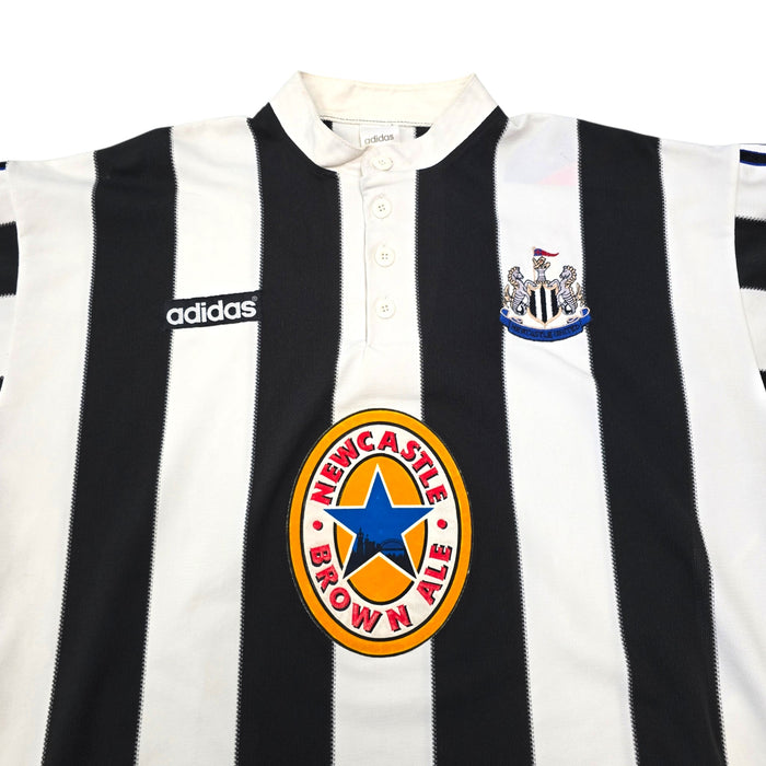 1995/97 Newcastle United Home Football Shirt (XL) Adidas - Football Finery - FF304429