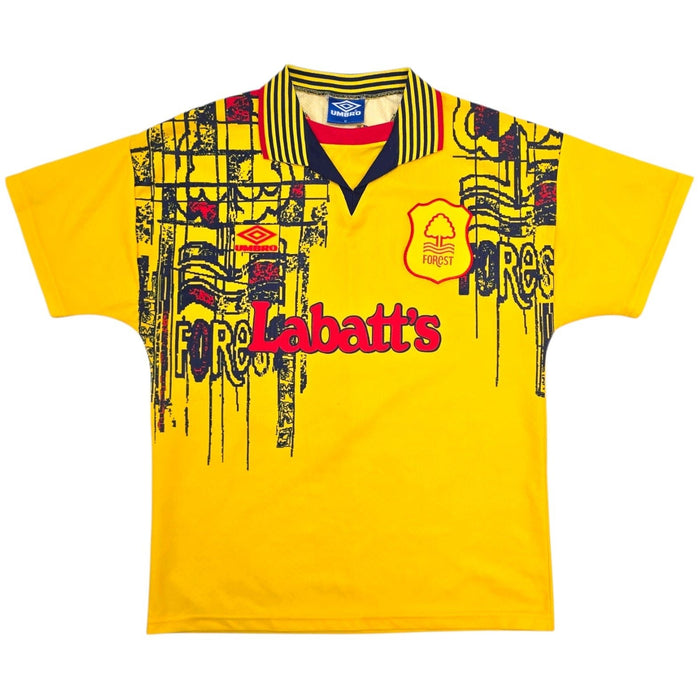 1995/97 Nottingham Forest Away Football Shirt (M) Umbro - Football Finery - FF306949