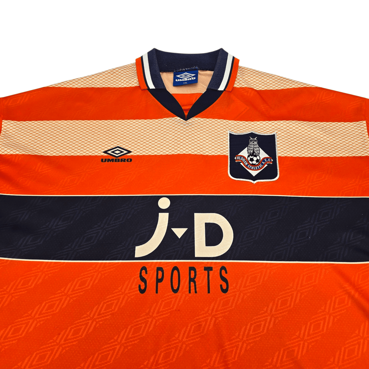 1995/97 Oldham Athletic Away Football Shirt (2XL) Umbro - Football Finery - FF302062