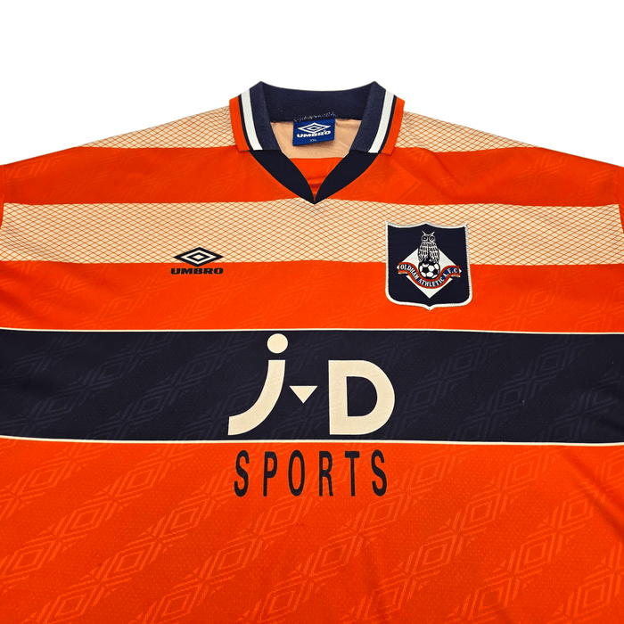 1995/97 Oldham Athletic Away Football Shirt (2XL) Umbro - Football Finery - FF302062