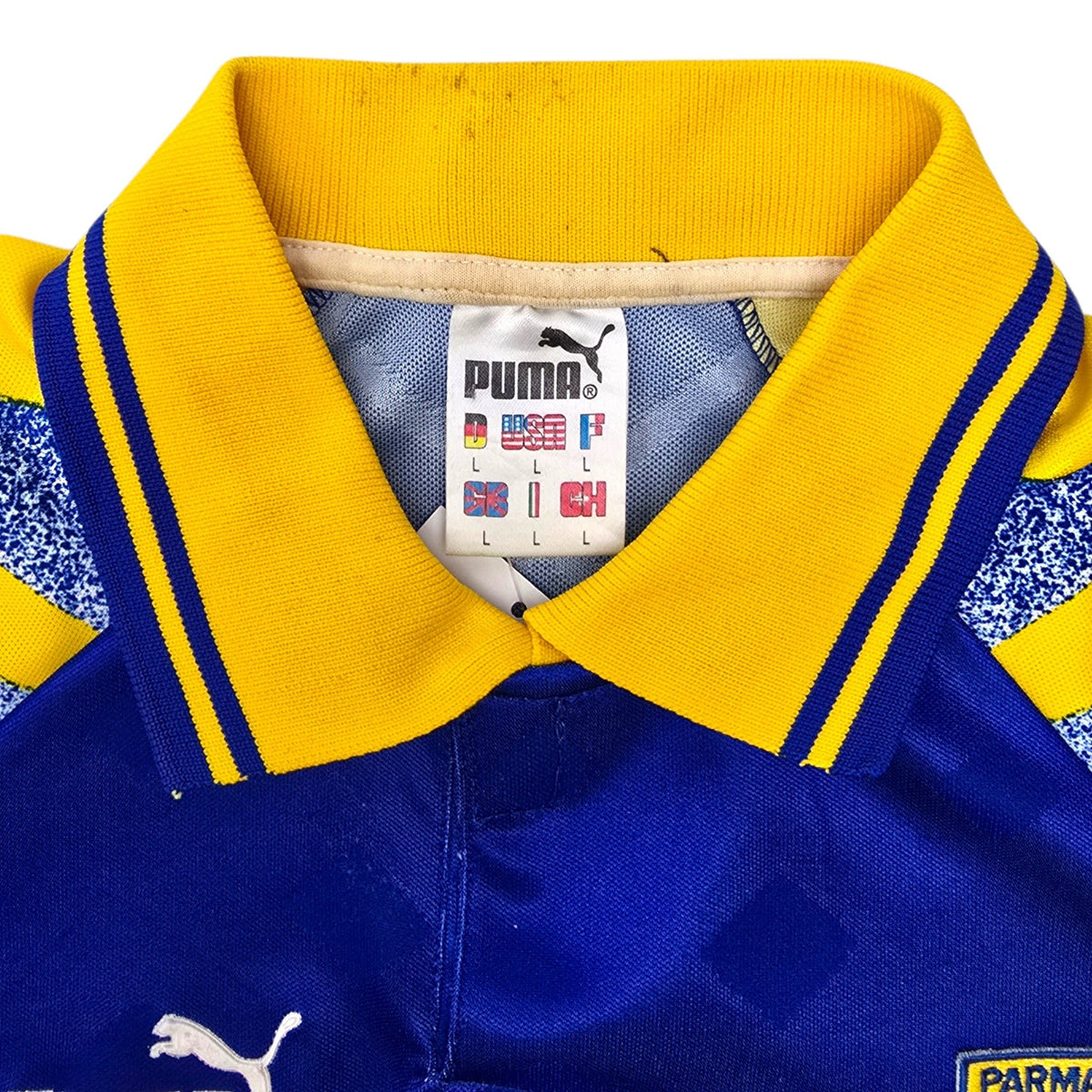 1995/97 Parma Away Football Shirt (L) Puma - Football Finery - FF306535