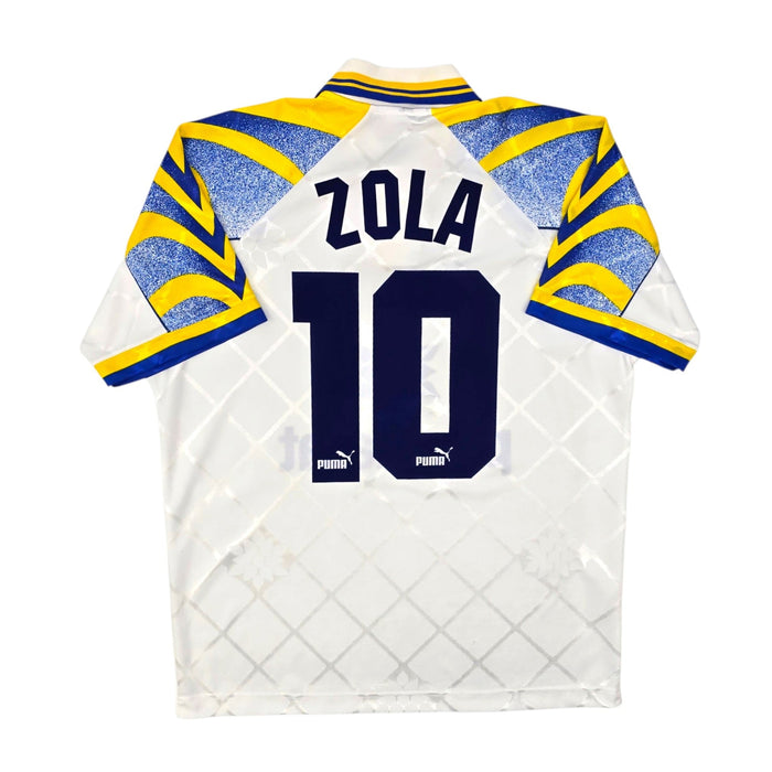 1995/97 Parma Home Football Shirt (M) Puma #10 Zola - Football Finery - FF307311