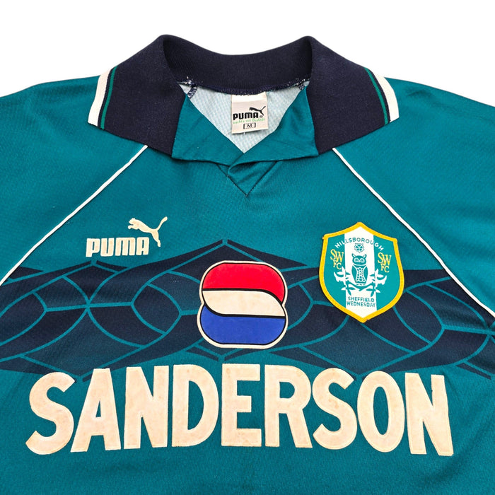 1995/97 Sheffield Wednesday Away Football Shirt (M) Puma - Football Finery - FF308069