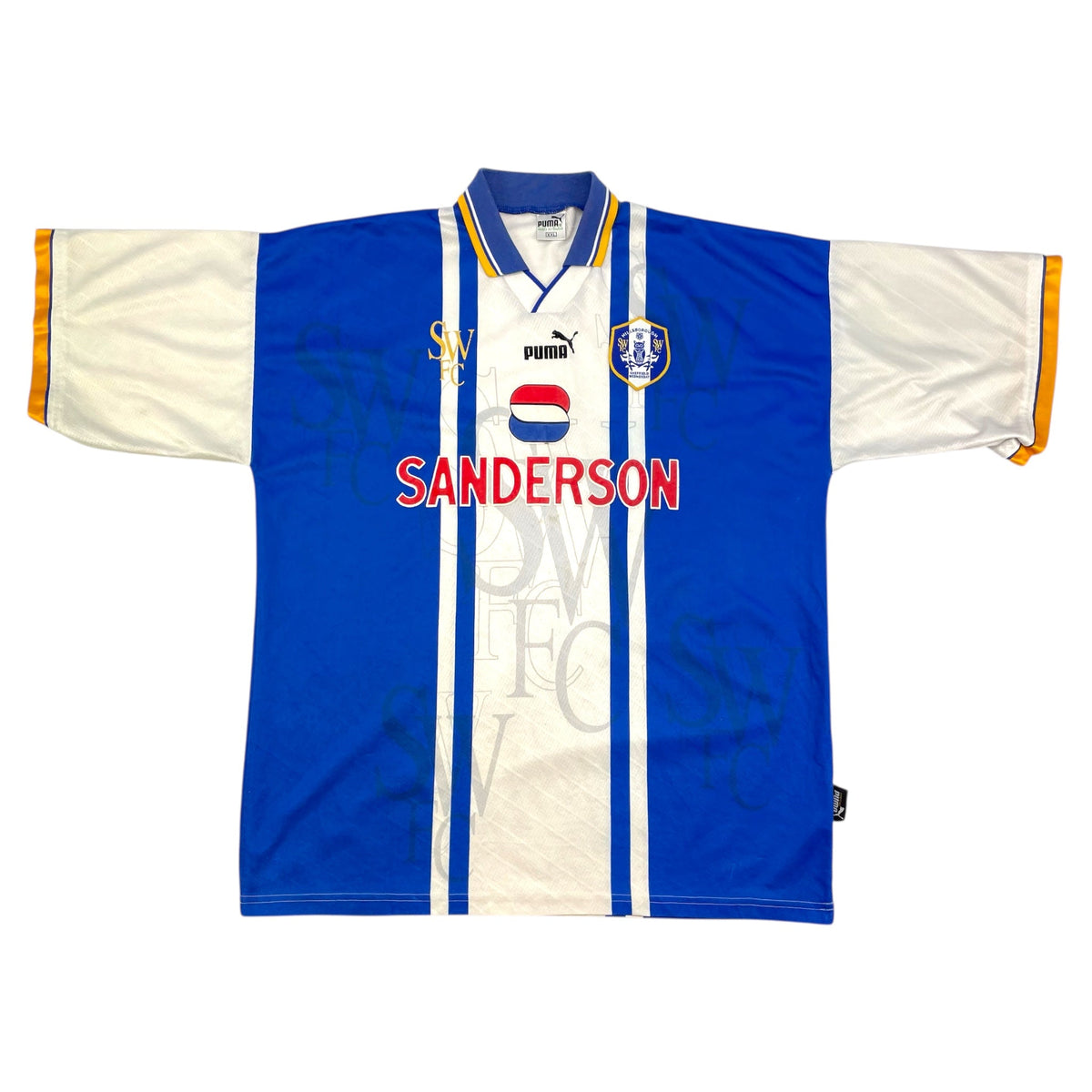 1995/97 Sheffield Wednesday Home Football Shirt (2XL) Puma - Football Finery - FF301403
