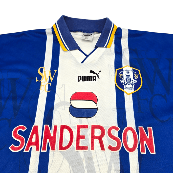 1995/97 Sheffield Wednesday Home Football Shirt (2XL) Puma - Football Finery - FF301403