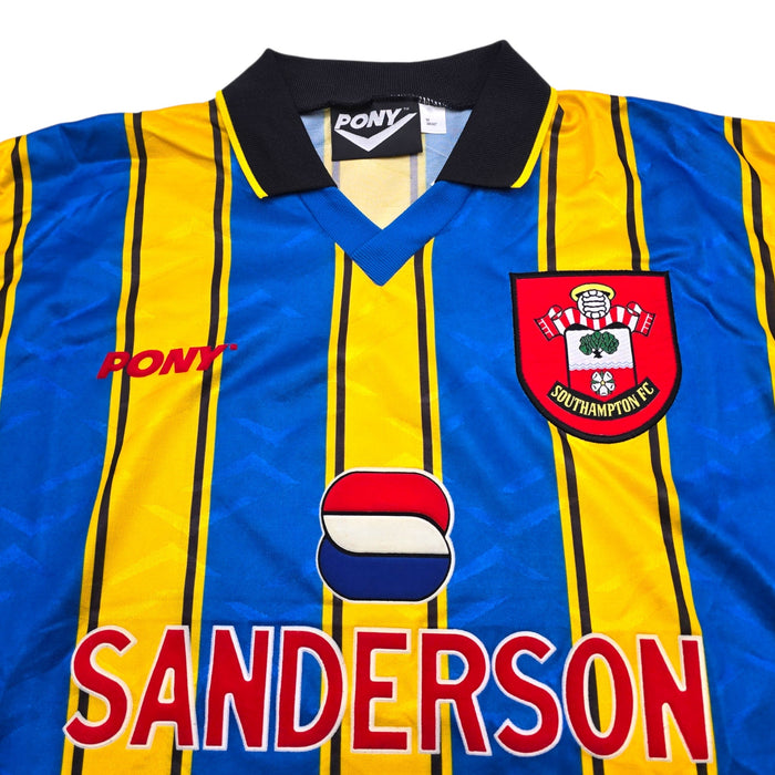 1995/97 Southampton Away Football Shirt (M) PONY - Football Finery - FF306853