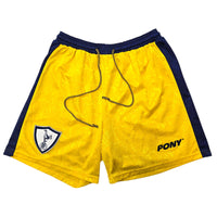 1995/97 Tottenham Hotspur Football Shorts (S) PONY | Away - Football Finery - SS10013