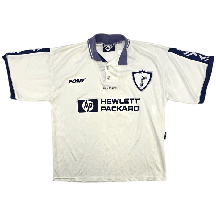 1995/97 Tottenham Hotspur Home Football Shirt (L) Pony - Football Finery - FF301383