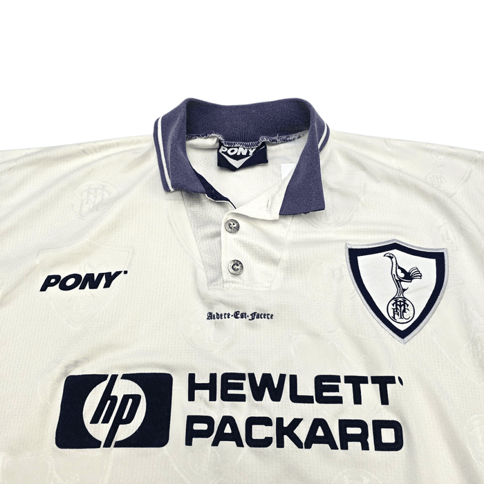 1995/97 Tottenham Hotspur Home Football Shirt (L) Pony - Football Finery - FF301383