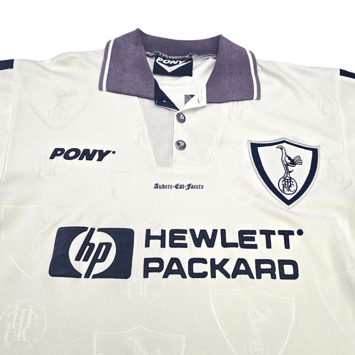 1995/97 Tottenham Hotspur Home Football Shirt (S) PONY - Football Finery - FF303050