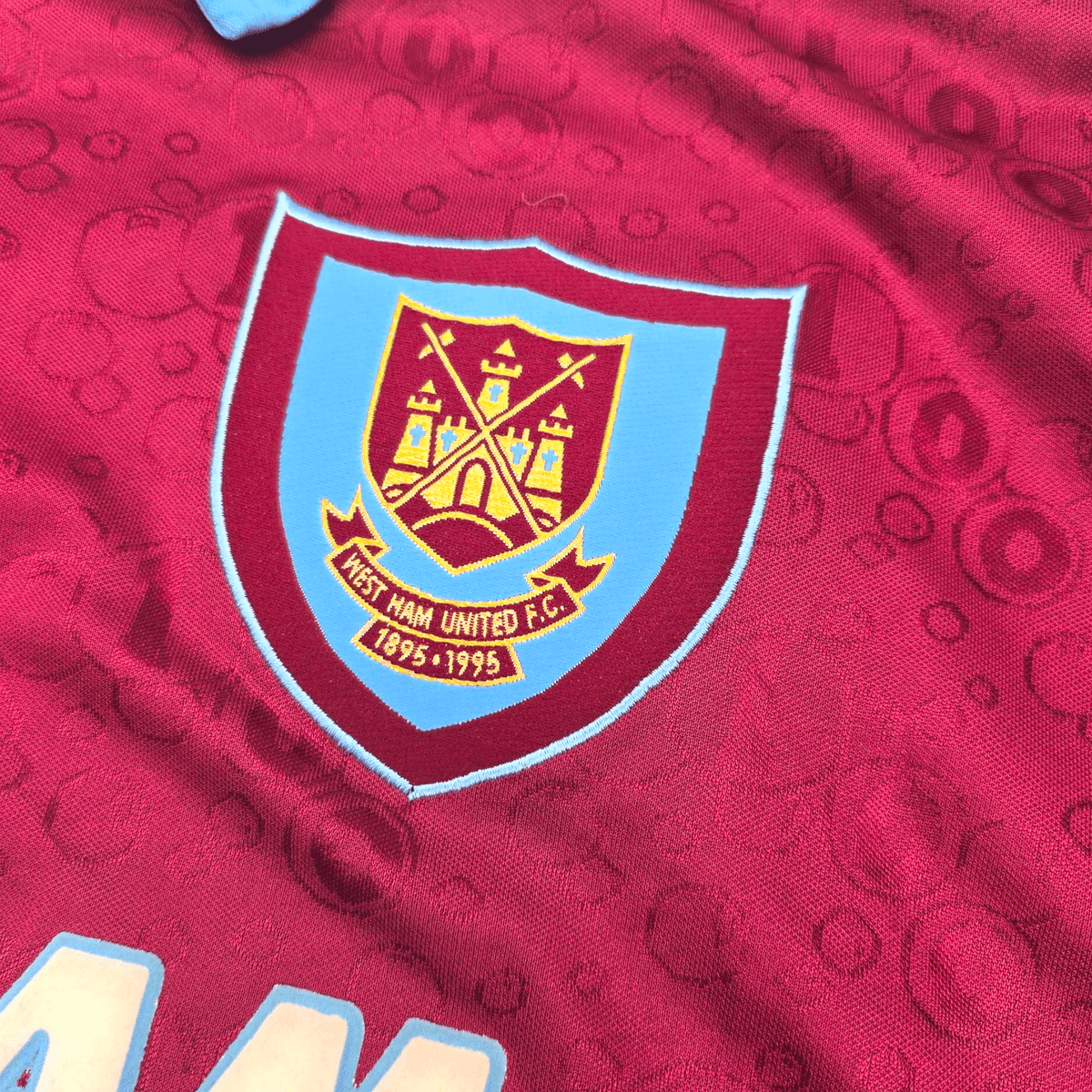 1995/97 West Ham United Home Football Shirt (XL) PONY - Football Finery - FF301282
