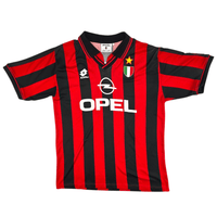 1996/97 AC Milan Home Football Shirt (L) Lotto 4 Albertini - Football Finery - FF301473