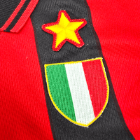 1996/97 AC Milan Home Football Shirt (L) Lotto 4 Albertini - Football Finery - FF301473