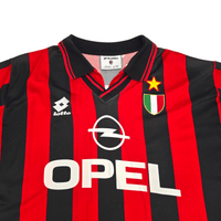 1996/97 AC Milan Home Football Shirt (L) Lotto 4 Albertini - Football Finery - FF301473