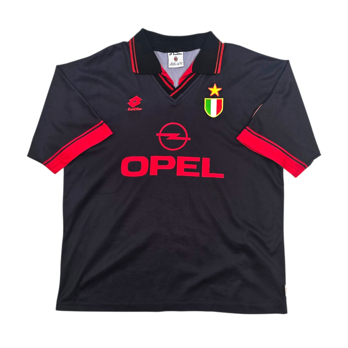 1996/97 AC Milan Third Football Shirt (L) Lotto 3 Maldini - Football Finery - FF306071