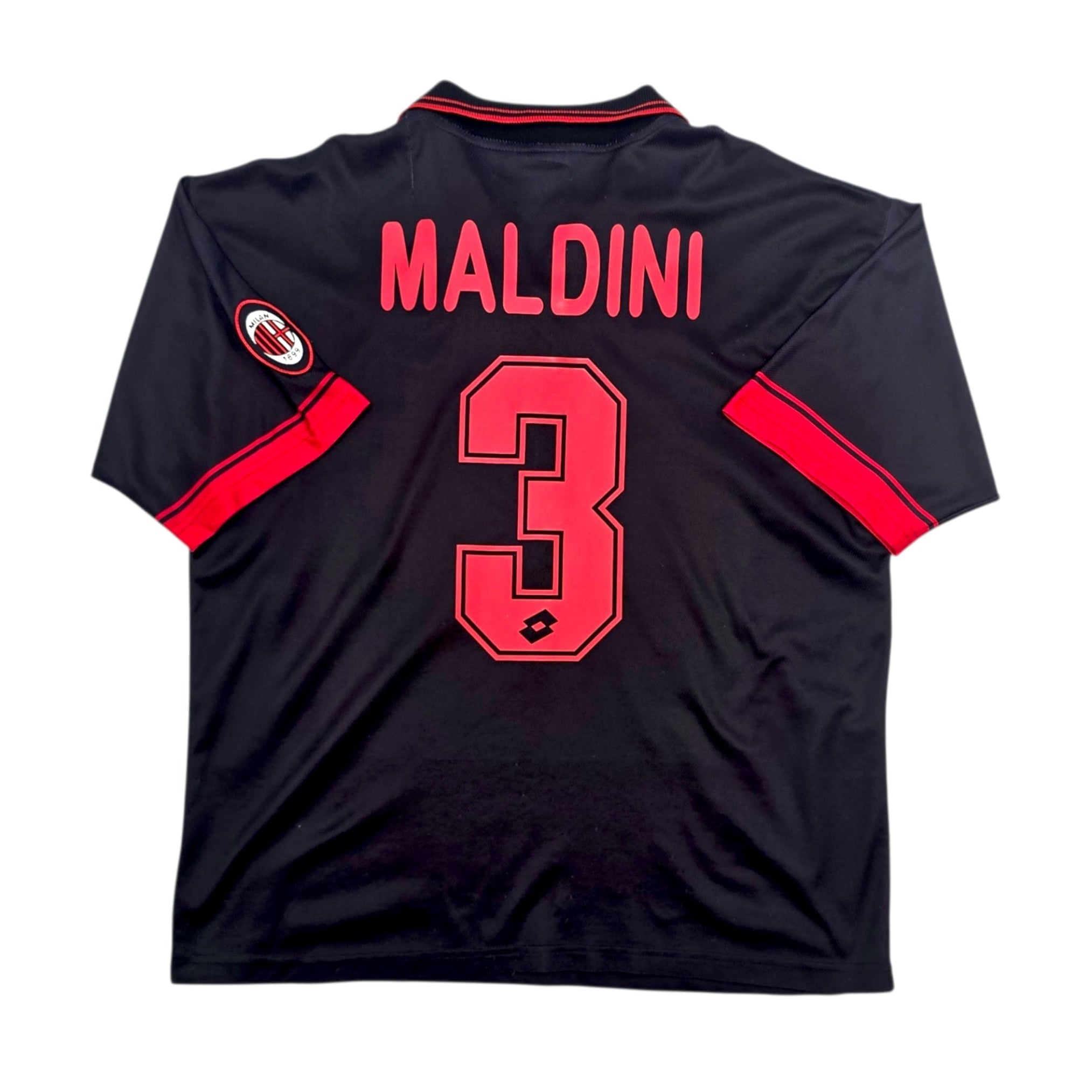 1996/97 AC Milan Third Football Shirt (L) Lotto #3 Maldini