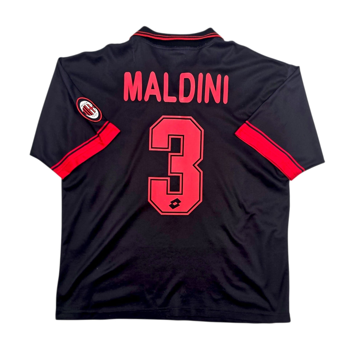 1996/97 AC Milan Third Football Shirt (L) Lotto 3 Maldini - Football Finery - FF306071