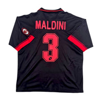 1996/97 AC Milan Third Football Shirt (L) Lotto 3 Maldini - Football Finery - FF306071