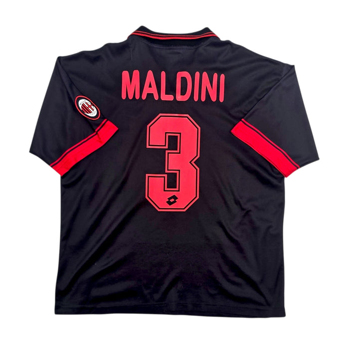 1996/97 AC Milan Third Football Shirt (L) Lotto 3 Maldini - Football Finery - FF306071