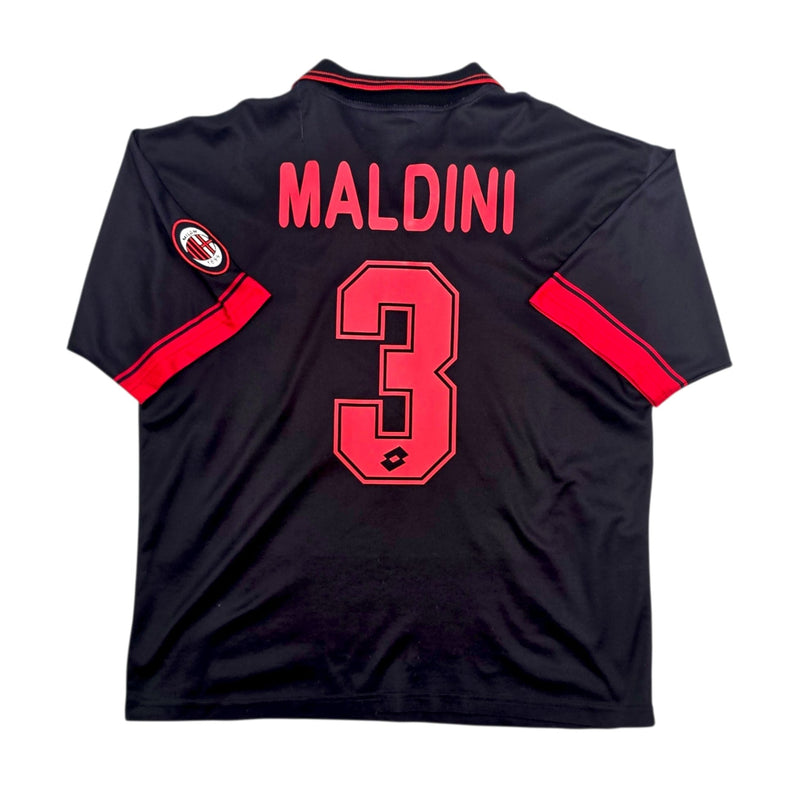 1996/97 AC Milan Third Football Shirt (L) Lotto 3 Maldini - Football Finery - FF306071