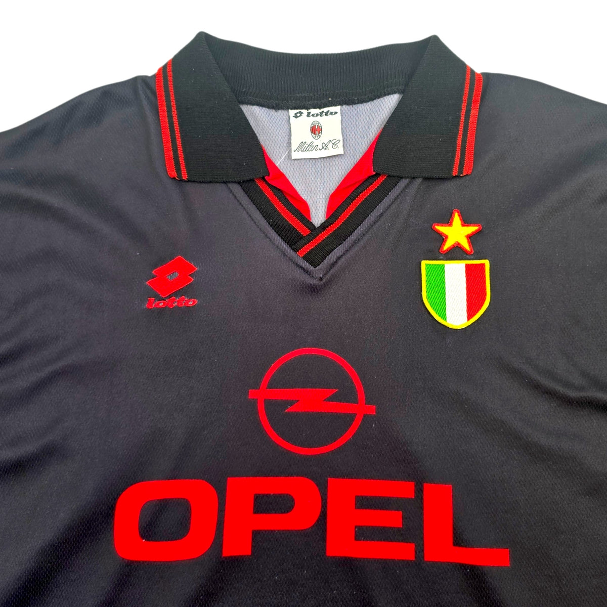 1996/97 AC Milan Third Football Shirt (L) Lotto 3 Maldini - Football Finery - FF306071