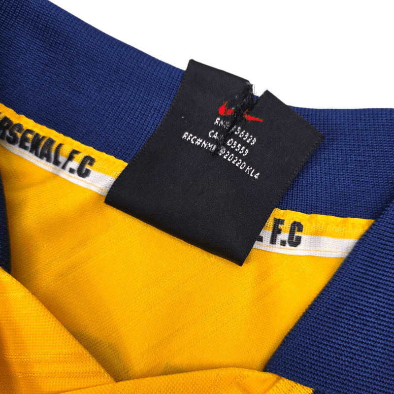 1996/97 Arsenal Away Football Shirt (2XL) Nike 8 Wright - Football Finery - FF302560