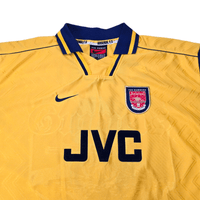 1996/97 Arsenal Away Football Shirt (2XL) Nike 8 Wright - Football Finery - FF302560