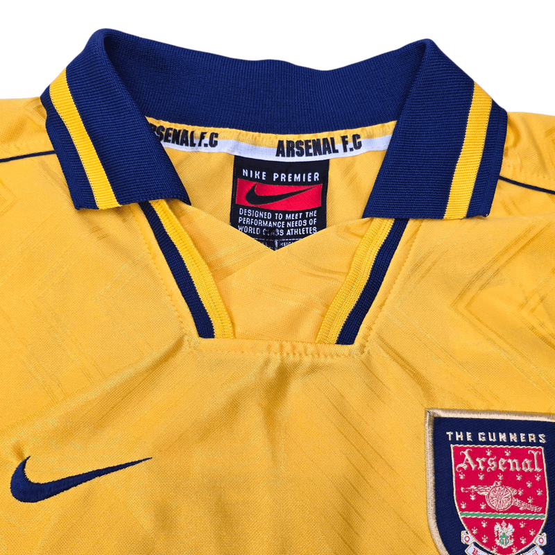 1996/97 Arsenal Away Football Shirt (2XL) Nike 8 Wright - Football Finery - FF302560