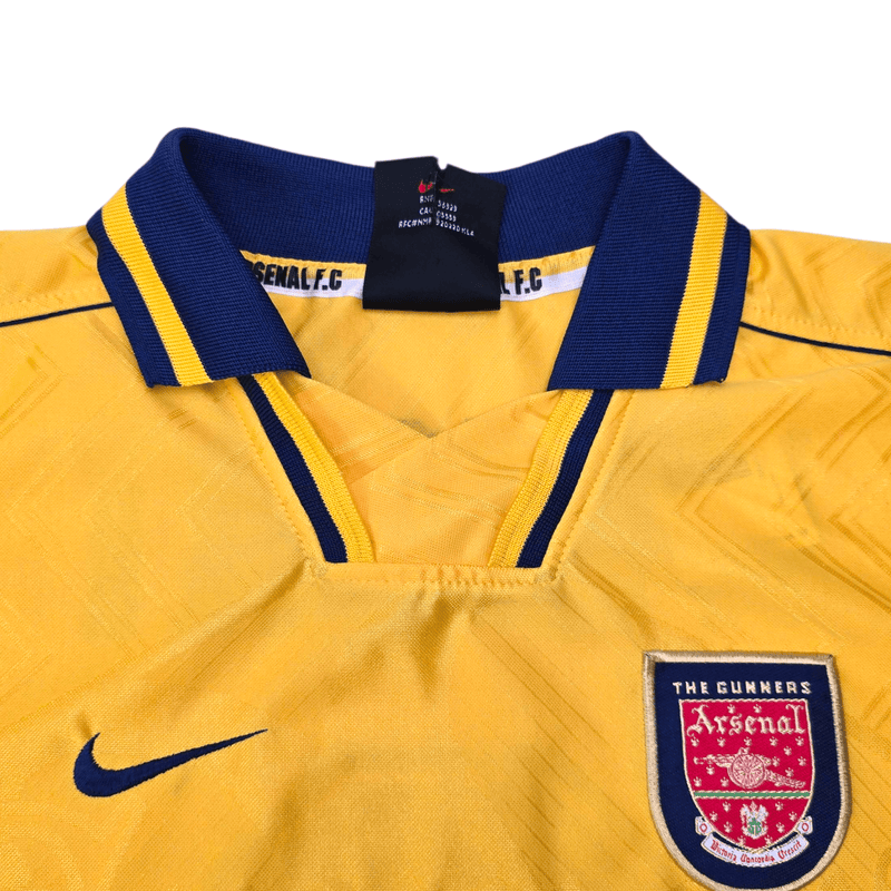 1996/97 Arsenal Away Football Shirt (2XL) Nike 8 Wright - Football Finery - FF302560