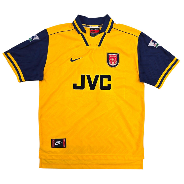 1996/97 Arsenal Away Football Shirt (M) Nike 9 Merson - Football Finery - FF307552
