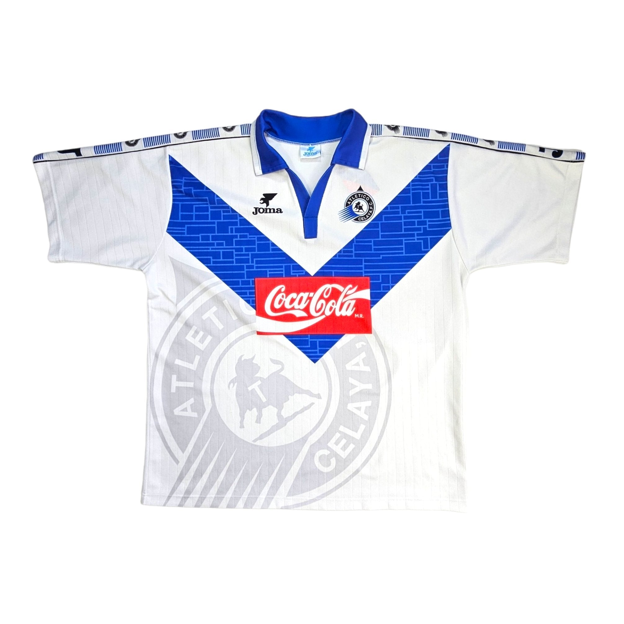 1996 97 Atletico Celaya Home Football Shirt L Joma – Football Finery