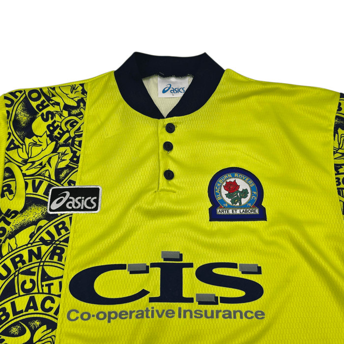 1996/97 Blackburn Rovers Away Football Shirt (L) Asics - Football Finery - FF301722