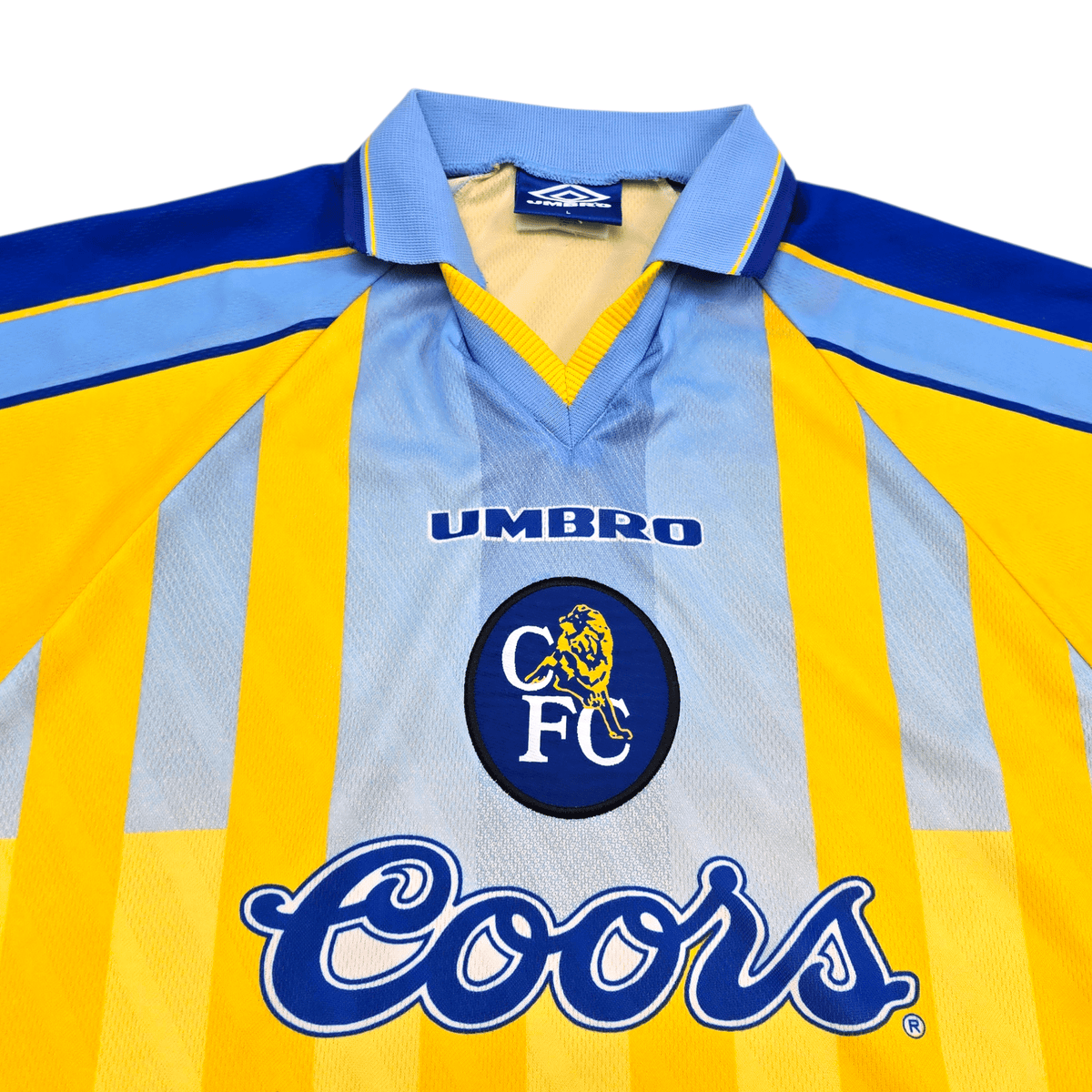 1996/97 Chelsea Away Football Shirt (L) Umbro - Football Finery - FF304187