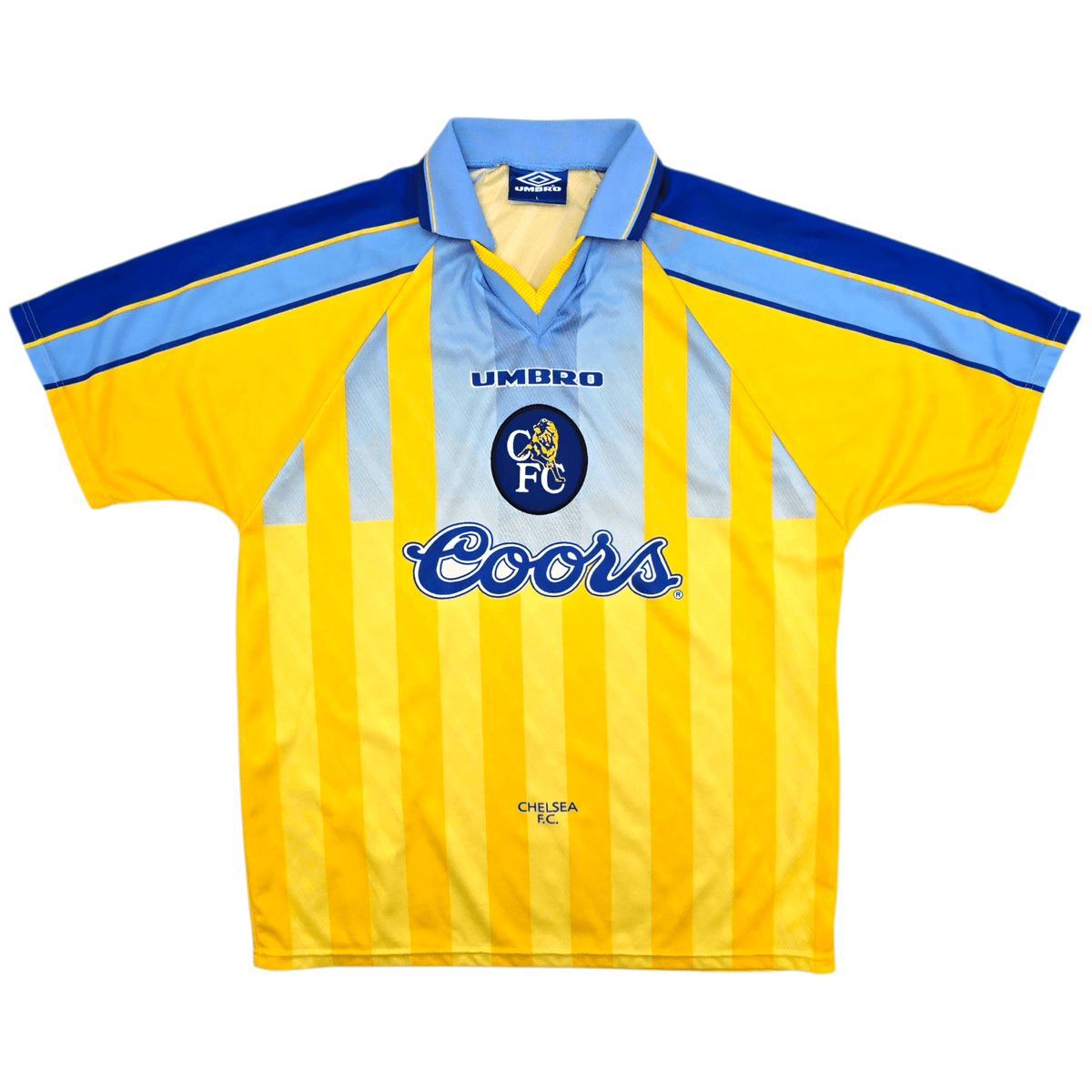 1996/97 Chelsea Away Football Shirt (L) Umbro - Football Finery - FF304187