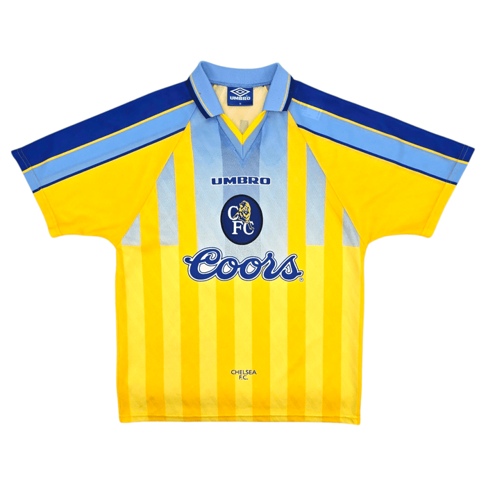 1996/97 Chelsea Away Football Shirt (M) Umbro 4 Gullit - Football Finery - FF300589