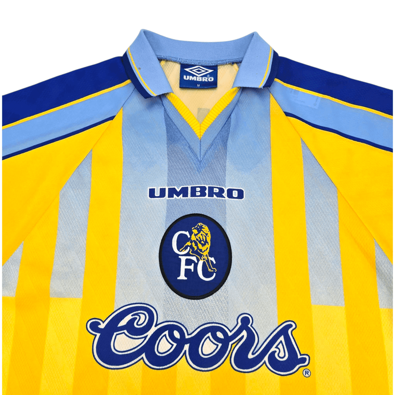 1996/97 Chelsea Away Football Shirt (M) Umbro 4 Gullit - Football Finery - FF300589
