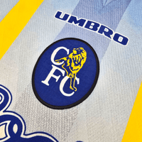 1996/97 Chelsea Away Football Shirt (M) Umbro 4 Gullit - Football Finery - FF300589