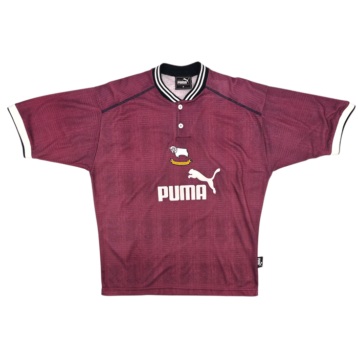 1996/97 Derby County Away Football Shirt (M) Puma - Football Finery - FF301289