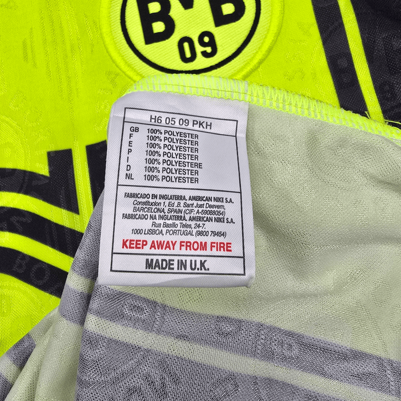 1996/97 Dortmund Home Football Shirt (2XL) Nike #10 Moller (UCL) - Football Finery - FF300121