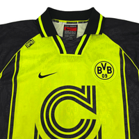 1996/97 Dortmund Home Football Shirt (2XL) Nike #10 Moller (UCL) - Football Finery - FF300121