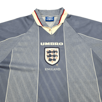 1996/97 England Away Football Shirt (L) Umbro - Football Finery - FF302931