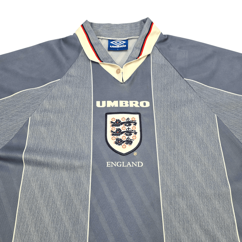 1996/97 England Away Football Shirt (L) Umbro - Football Finery - FF302931