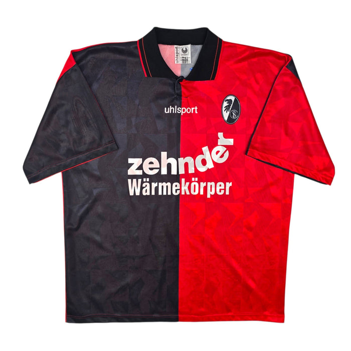 1996/97 Freiburg Home Football Shirt (XL) Uhlsport - Football Finery - FF307611