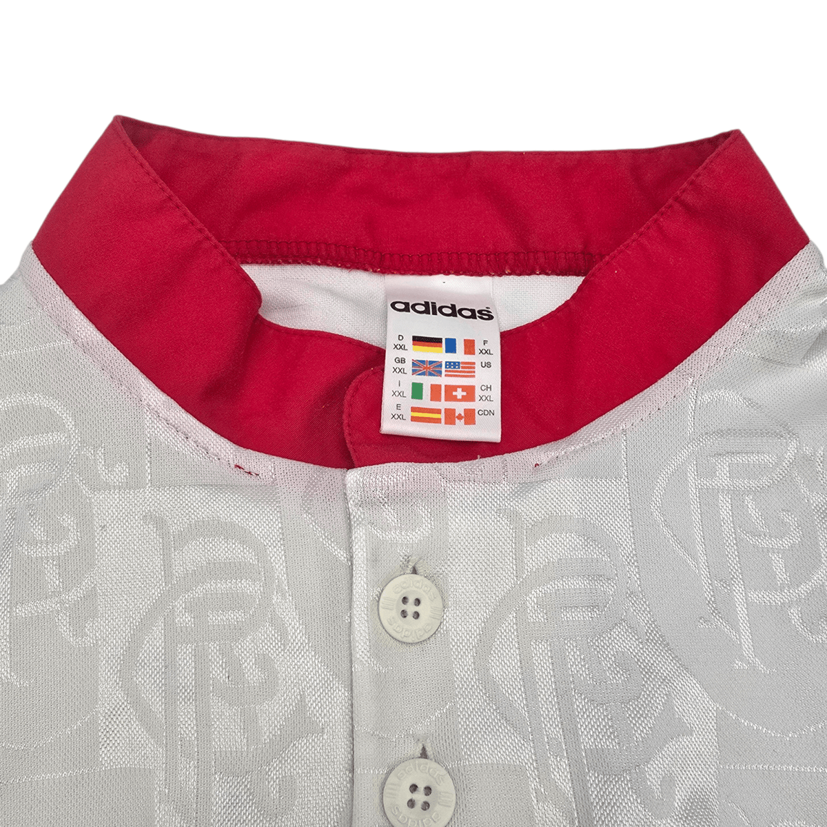 1996/97 Glasgow Rangers Away Football Shirt (2XL) Adidas - Football Finery - FF300693